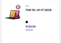 Tablet com teclado e xapa