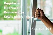 Regulacja okien i drzwi, naprawa, konserwacja, profesjonalny serwis