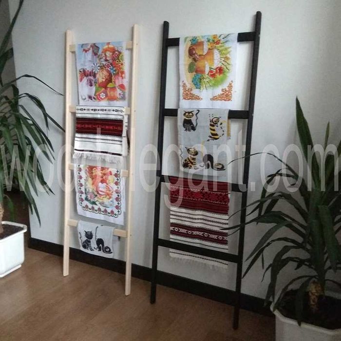 Декор интерьер фотозона ручная работа стойка-лесенка под одежду