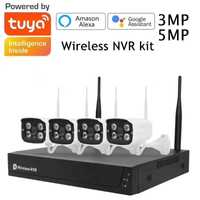 Sistema de Vigilância Tuya * CCTV WiFi * Câmera NVR * 4CH 8CH 3MP 5MP