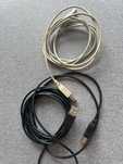 USB do AWM kable 2szt czarny i szary