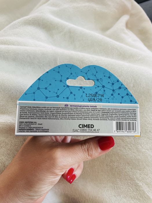 Hidratante labial Carmed Acido Hialuronico