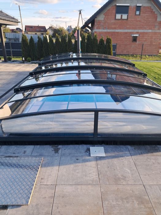 Zadaszenie na basen 4.5 x 8.5 po renowacji