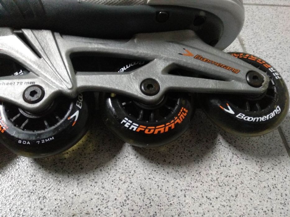 Patins em linha Boomerang, semi novos 36/37