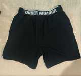 Under Armour heat gear L czarne męskie krótkie spodenki szorty czarne