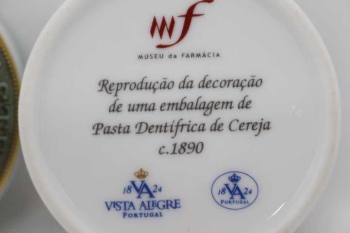 Caixa Regaleira Vista Alegre Farmácia Pasta Dentífrica 1890 6cm