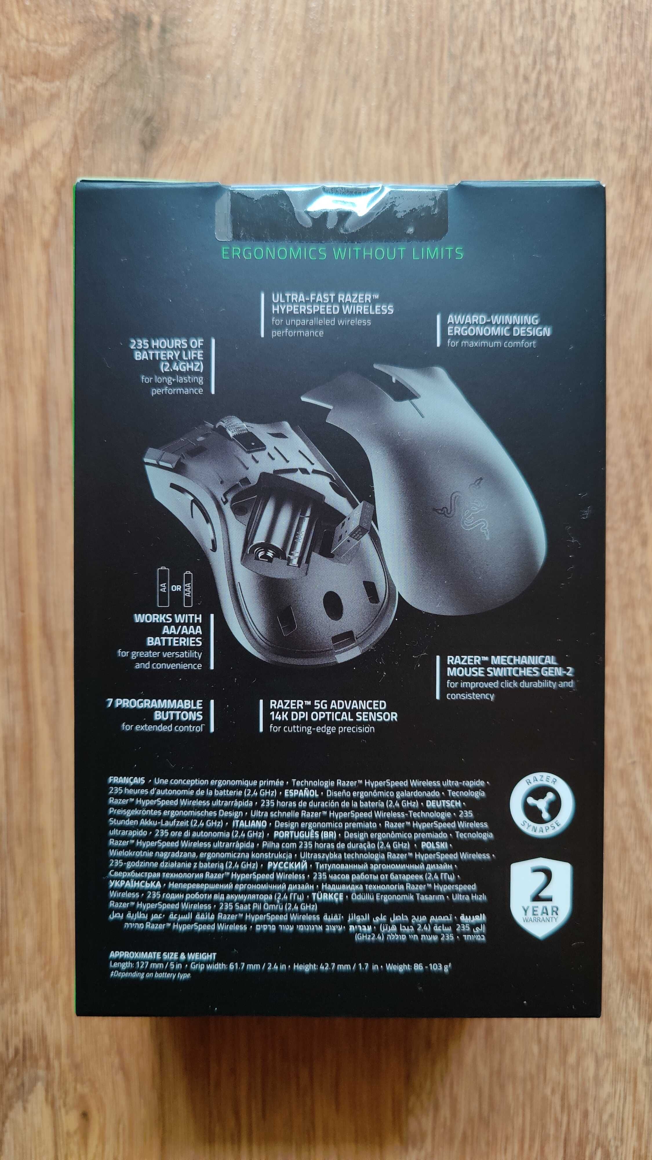 Myszka bezprzewodowa RAZER DeathAdder V2 X HyperSpeed