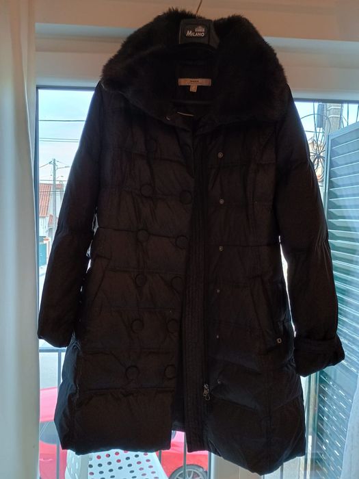 Casaco de penas Feminino Novo para Frio Intenso, Elegante e Funcional
