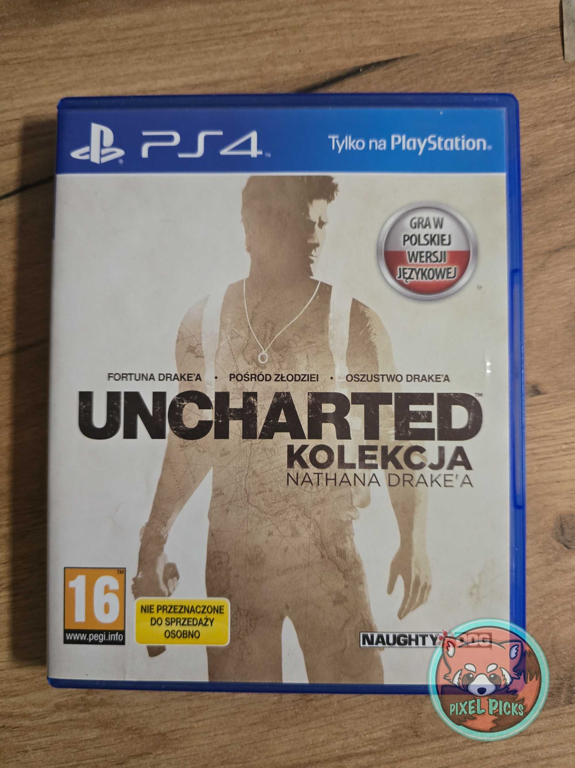 Uncharted kolekcja nathana drake ps4 playstation 4