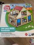 Conjunto de Casa de bonecas 2 andares