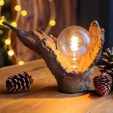 Drewniana Lampa „Natural Light”