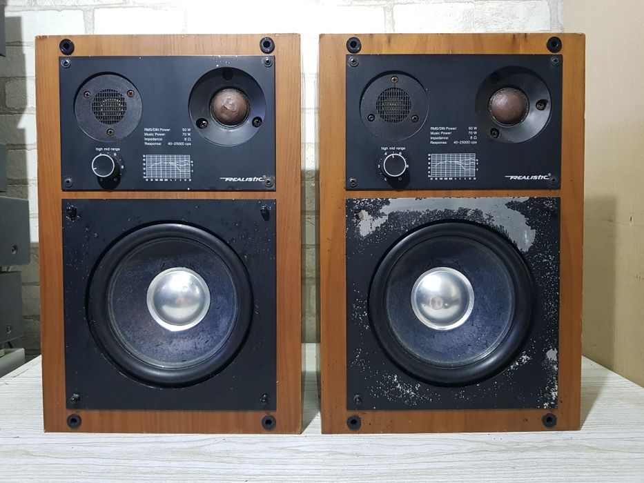 70ВтПолична акустика/полочная  акустика Realistic Optimus X10 б/у з Ні