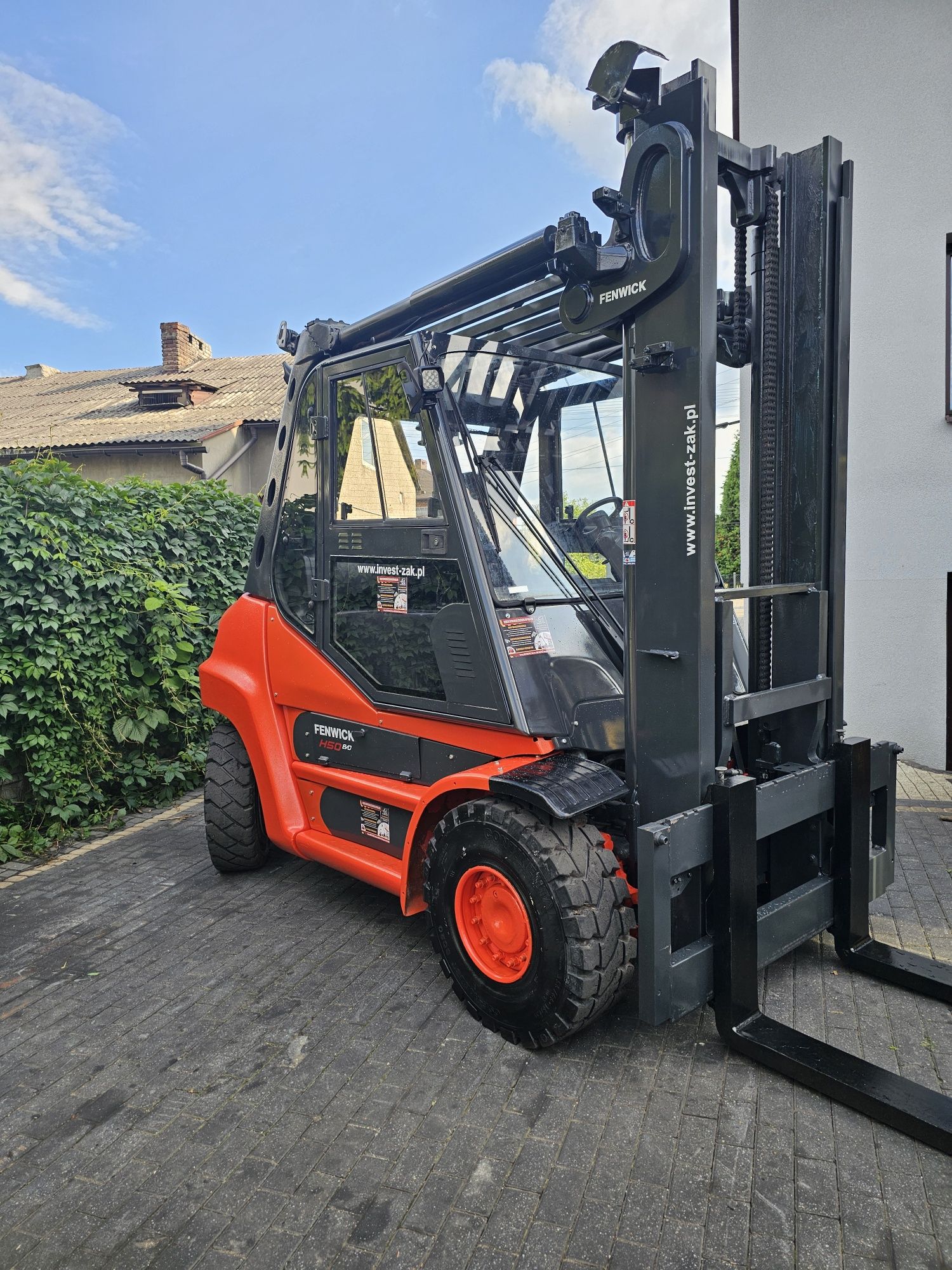 Wózek widłowy FENWICK-LINDE H50EVO 2017 DIESEL 7592h klima transport