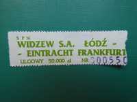 Bilet Widzew - Eintracht