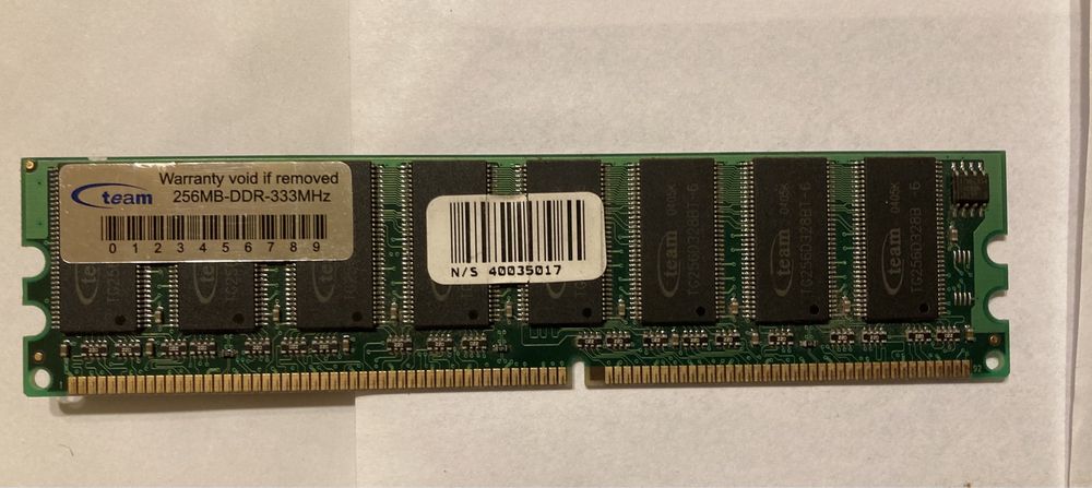 Pamięć 256 mb DDR 333 Mhz