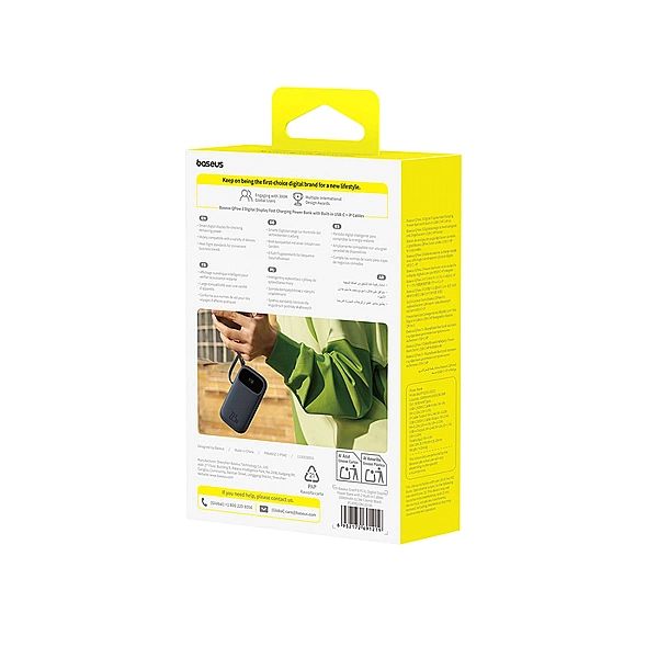 Powerbank Baseus EnerFill FC31/10000mAh 22.5W z wyświetlaczem cyfrowym