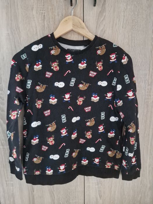 Świąteczna bluza chłopięca 146cm firmy Next.
146