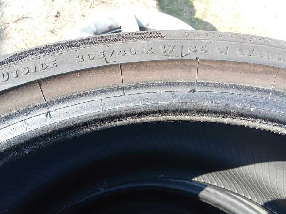 Pneus 205/40/R17 razoáveis