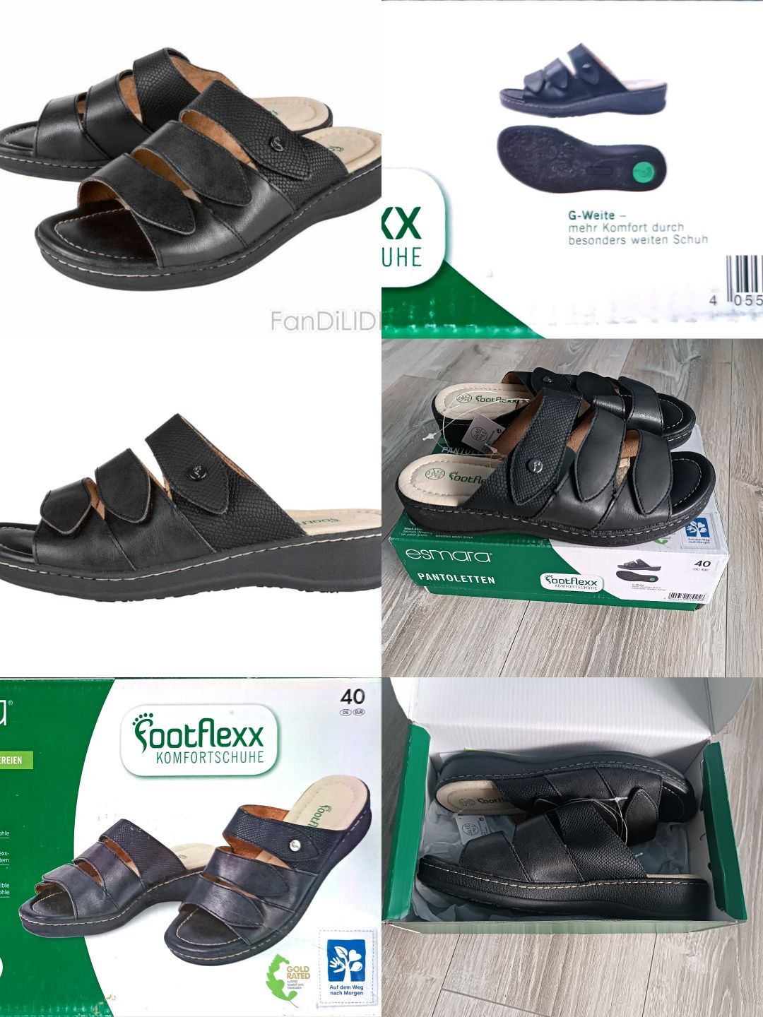 Женские шлепанцы Footflexx Германия размер 38  40