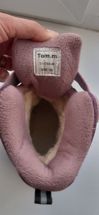 Зимові термоботинки для дівчинки 30 р.