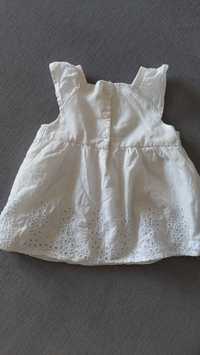 Biała sukienka na lato rozmiar 80 So Cute
