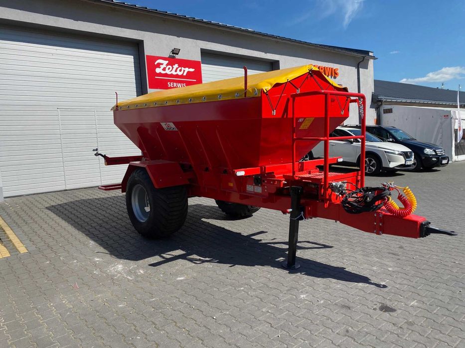 Rozsiewacz Nawozów Sypkich, Wapno, Nawóz. Taśmowy. 7T Lisicki Nowy!