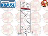 Wynajem - aluminiowe rusztowania jezdne, wys. rob do 14.4m KRAUSE