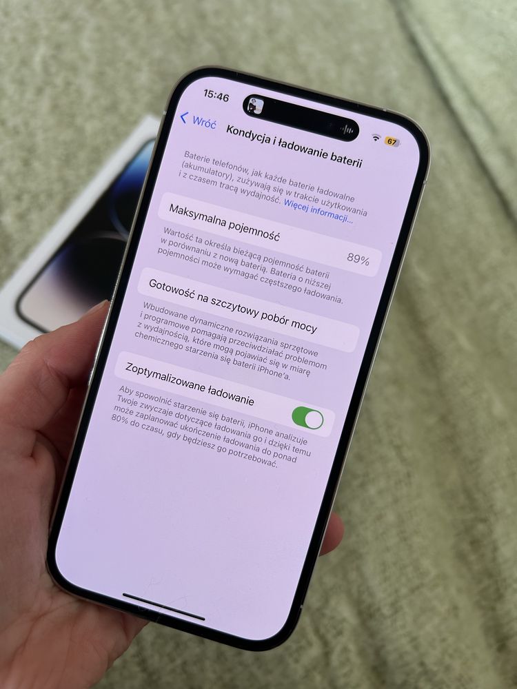 Iphone 14 pro 256 GB srebrny