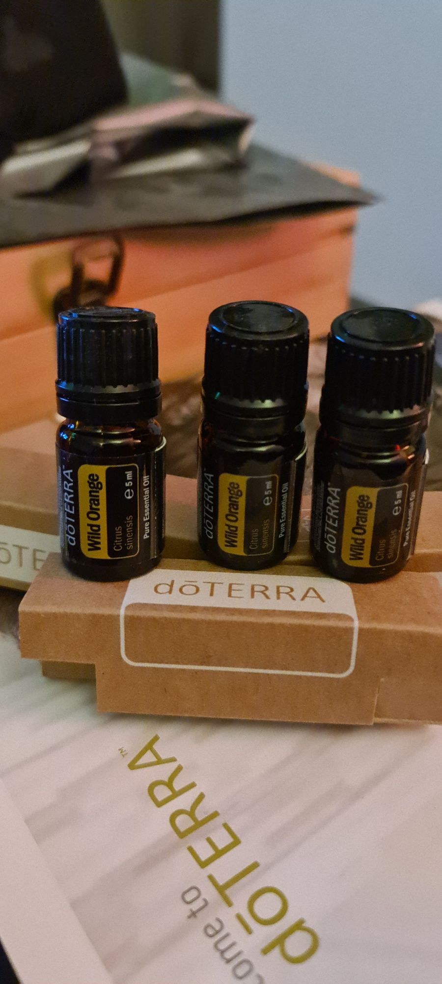 3x Olejek doterra wild orange dzika pomarańcza 5ml