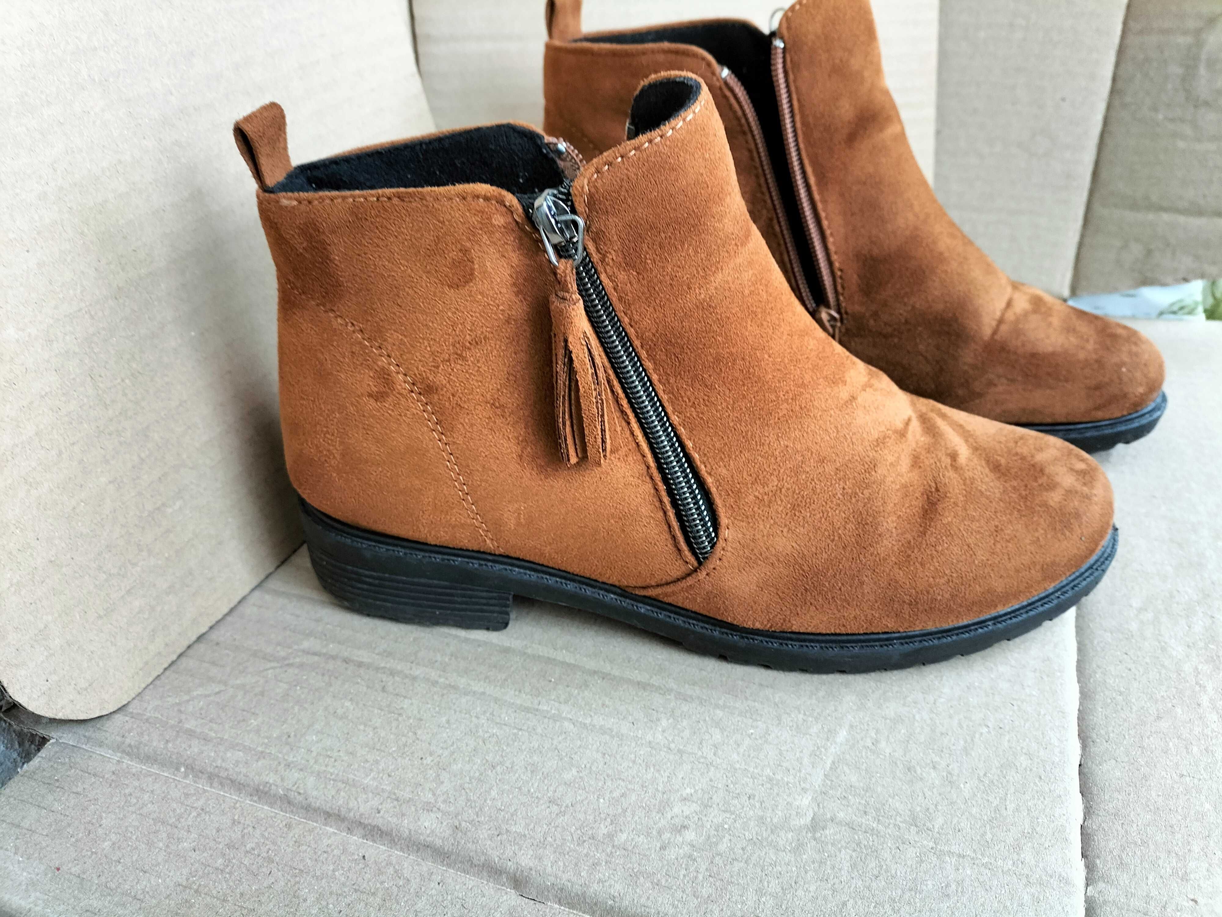 Botas Camurça Camel