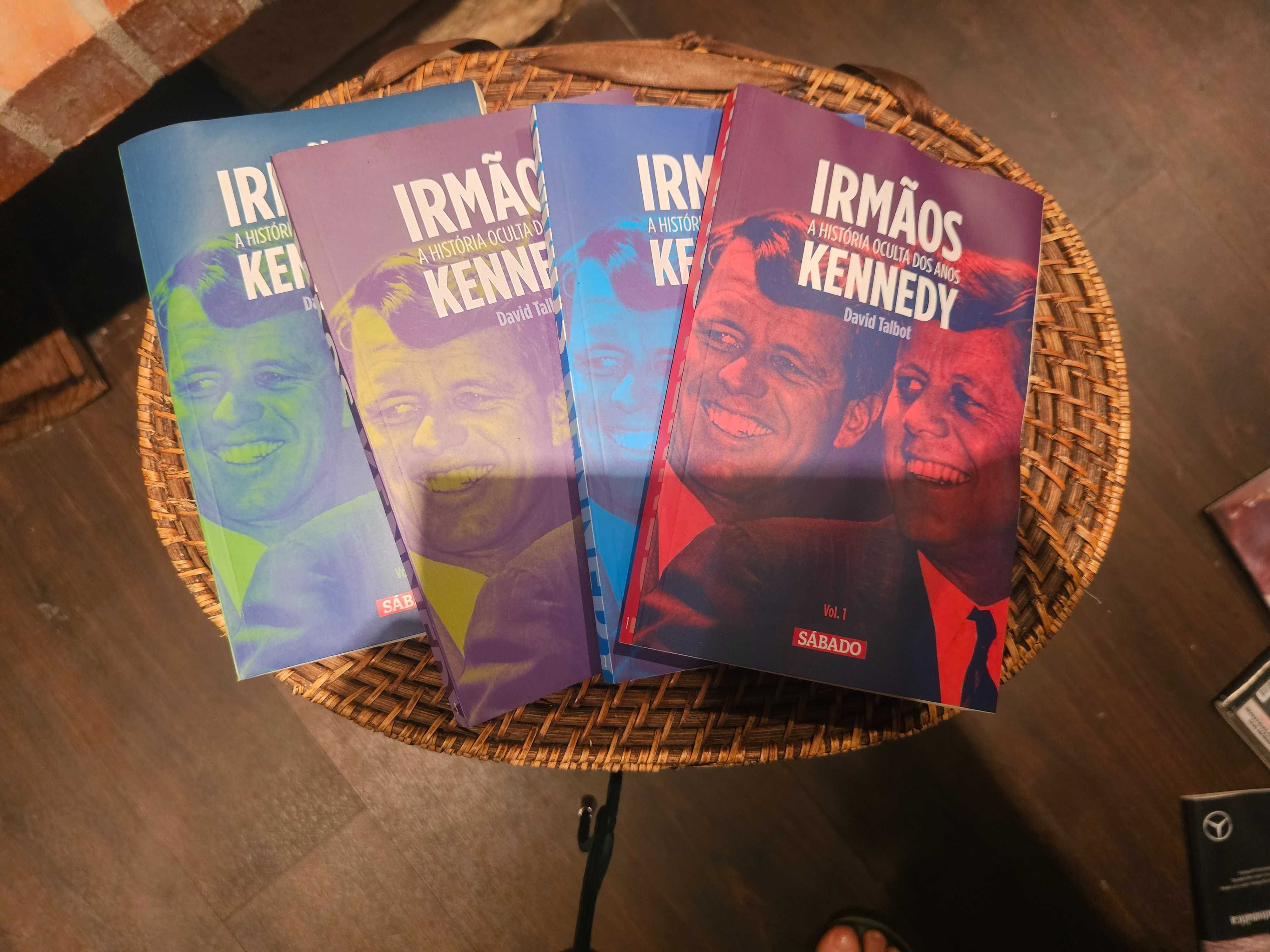 4 livros Irmãos Kennedy