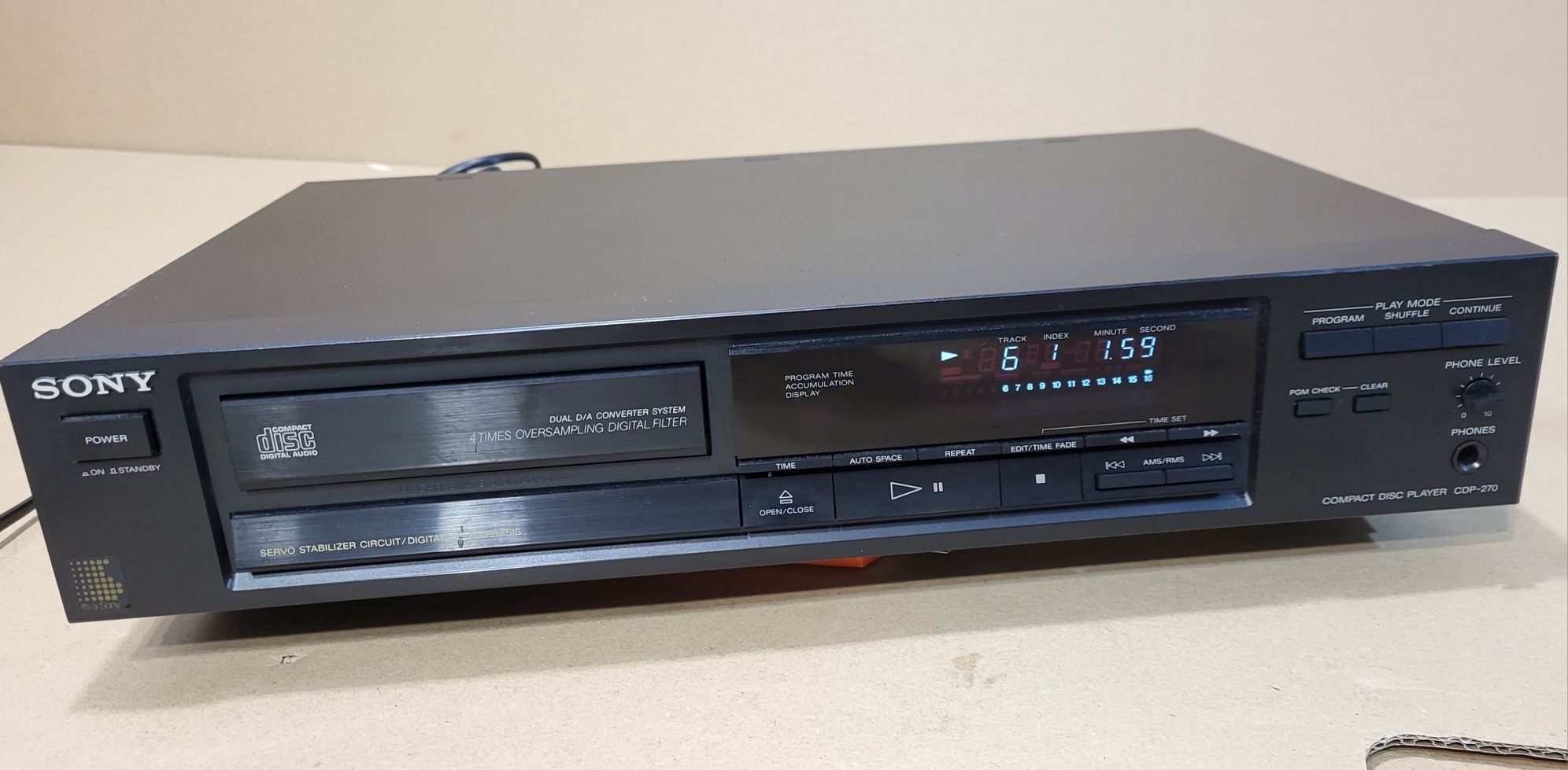 odtwarzacz CD Sony CDP-270
