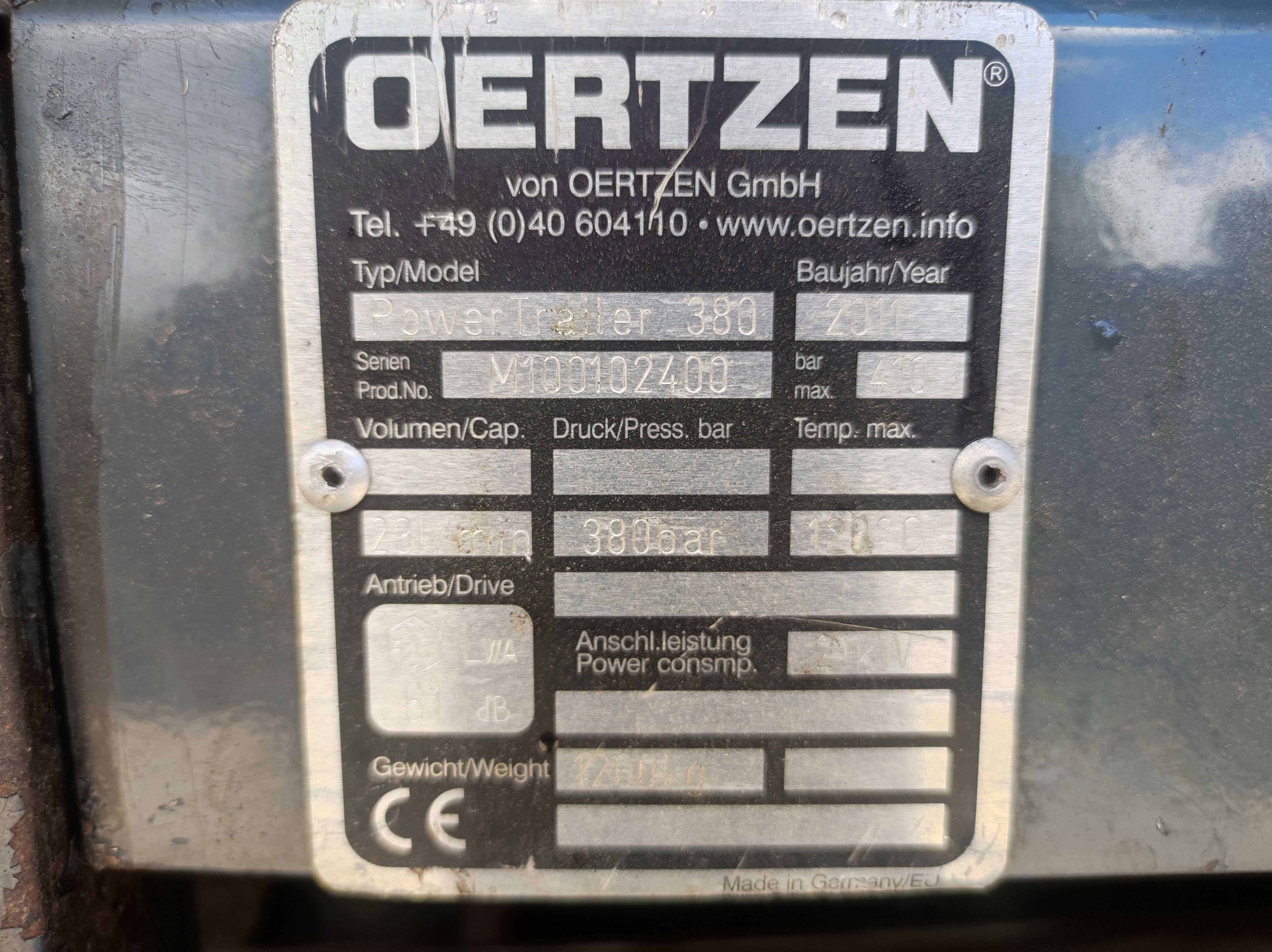 Myjka Ciśnieniowa OERTZEN,FALCH,DIBO Power Trailer PRZYCZEPA
