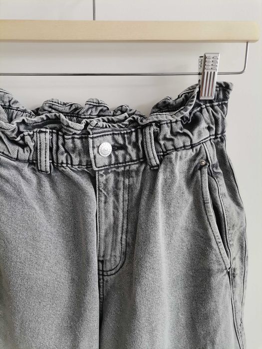 Jeans Cinza Mom, Reserved, Tamanho 36