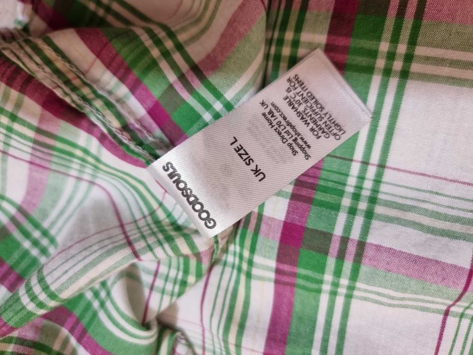 Koszula męska w kratkę bawełna Goodsouls L casual