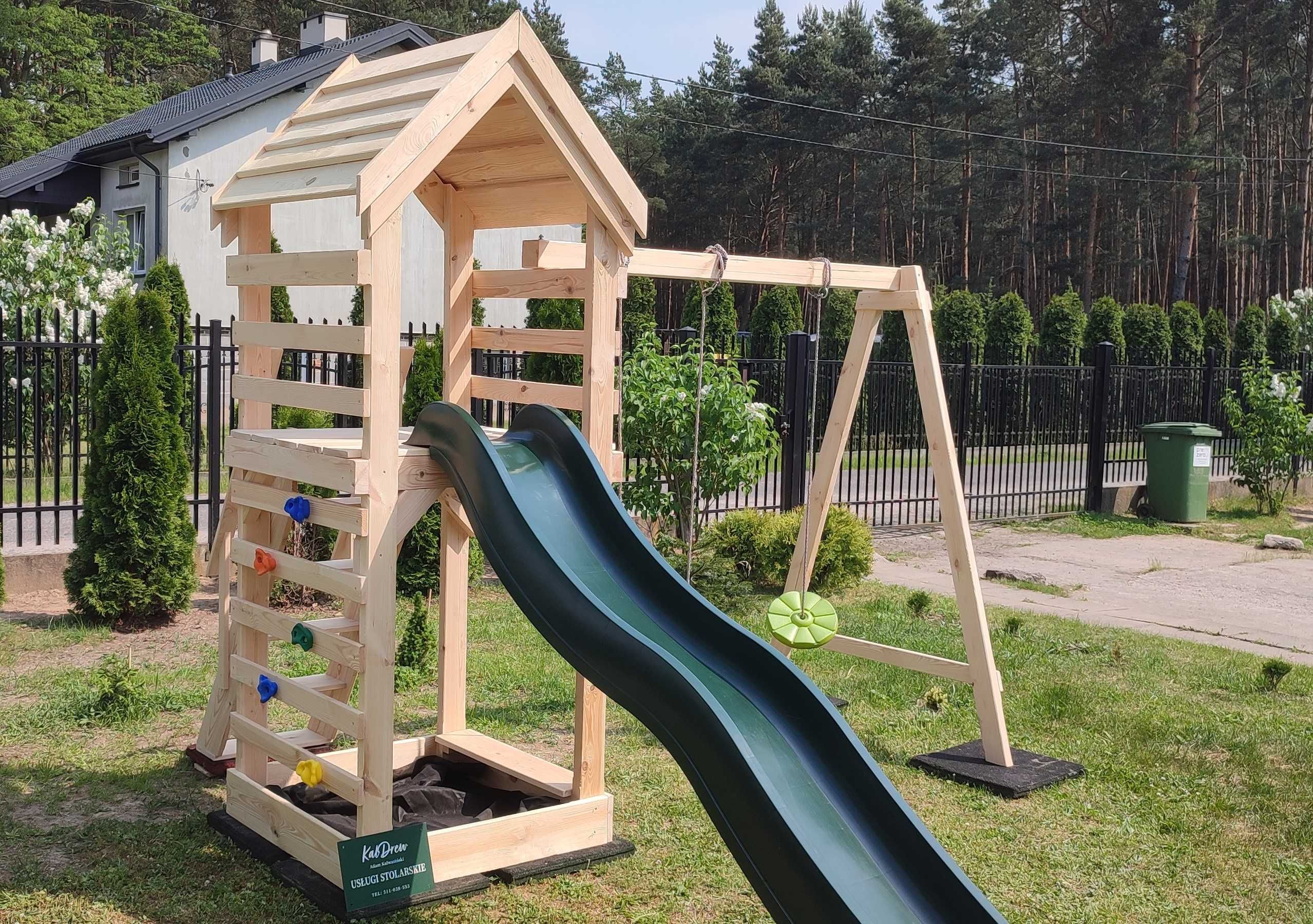 Plac zabaw "LENA" – domek, piaskownica, huśtawka DOSTAWA CAŁY KRAJ