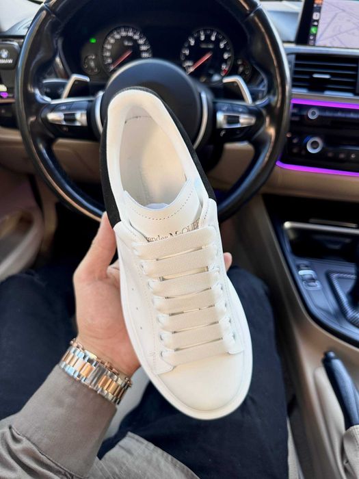 Кросівки Alexander McQueen Ivory Black White 36-40 ЛЮКС Обувь Кроссовк