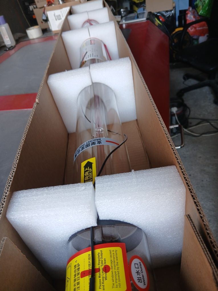 Tubo laser co2 50w 60w 80w 100w