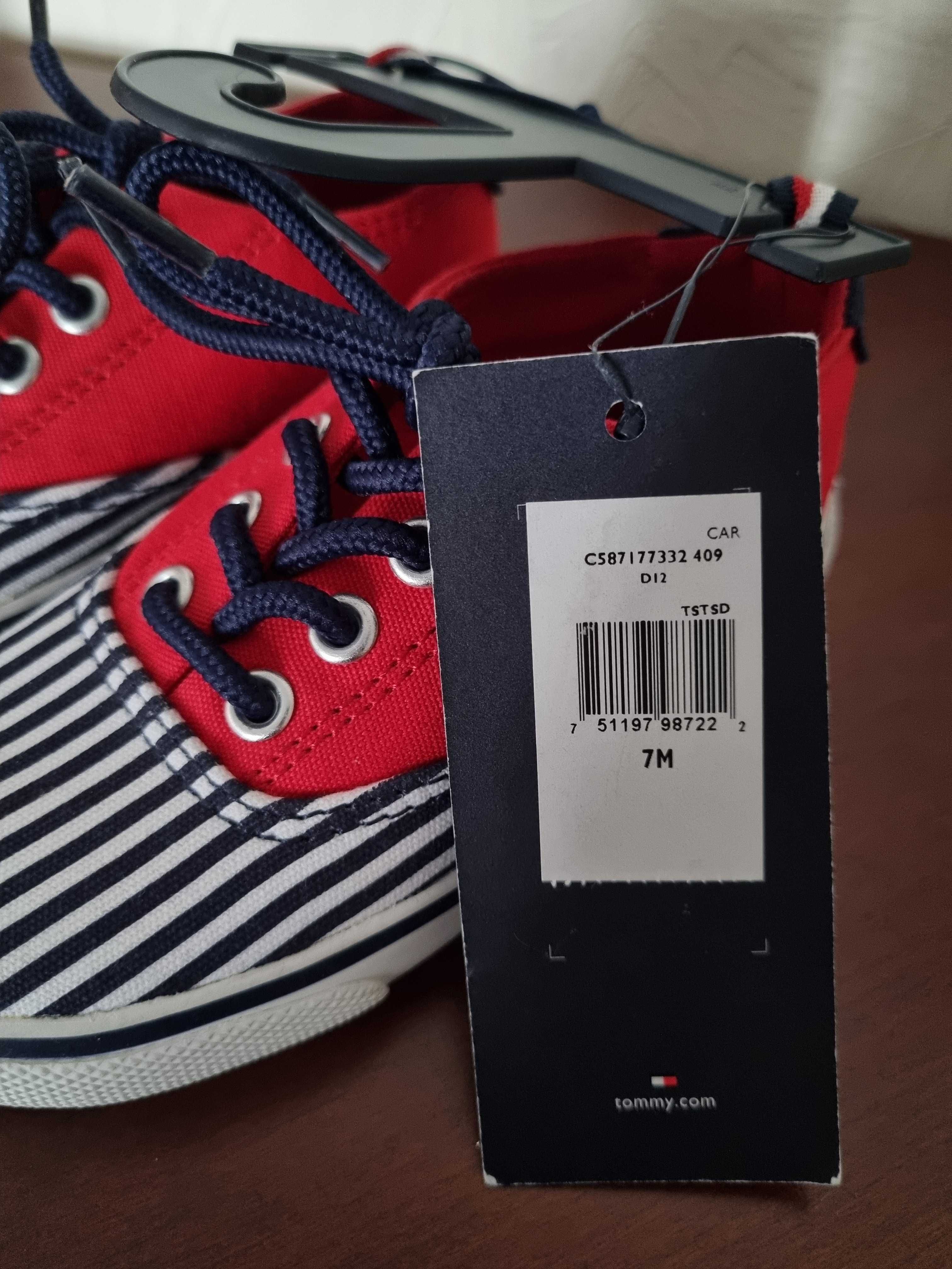 Детские кеды TOMMY HILFIGER 23, 5 р-р, 14 см Новые. Оригинал!