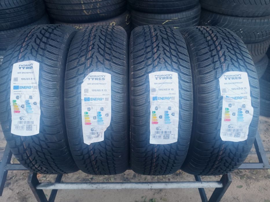 Opony zimowe Nokian TYRES WR SNOWPROOF 195/65/15 91T Nowe Demo Dot1622