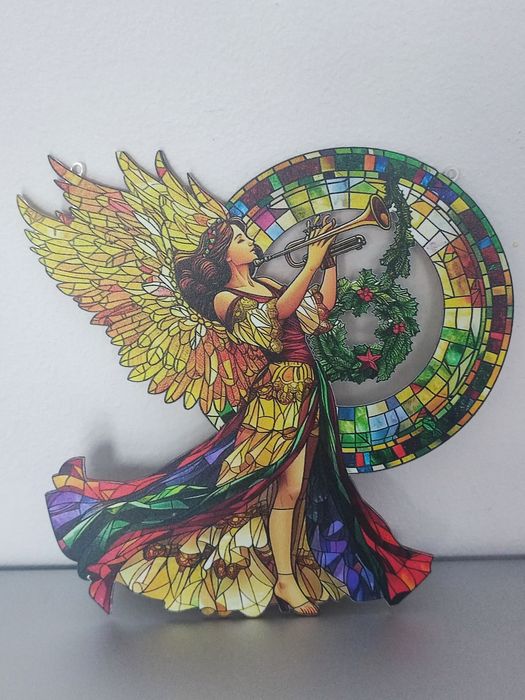 Witraż witrazyk Anioł