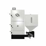 Caldeira Policombustivel Pellets, Lenha, Estilha, Casca de 40Kw