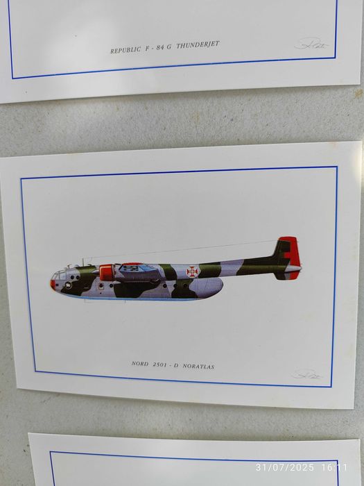 Coleção de postais do Museu do Ar