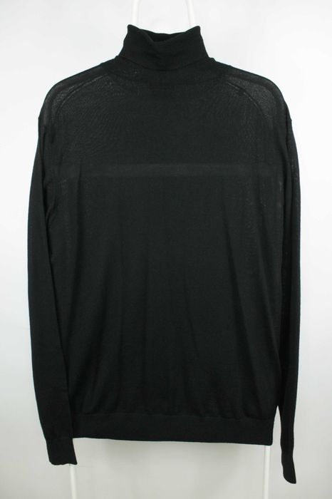 Ультралегкий вовняний светр гольф Massimo Dutti Оригінал Розмір ХХЛ