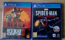 Gry na PS 4/Play station / Spider-Man/Red dead