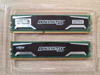 Kości ram Ddr3 2x4gb Ballistix Sport DDR3, 1600MHz,
CL9 (BLS2CP