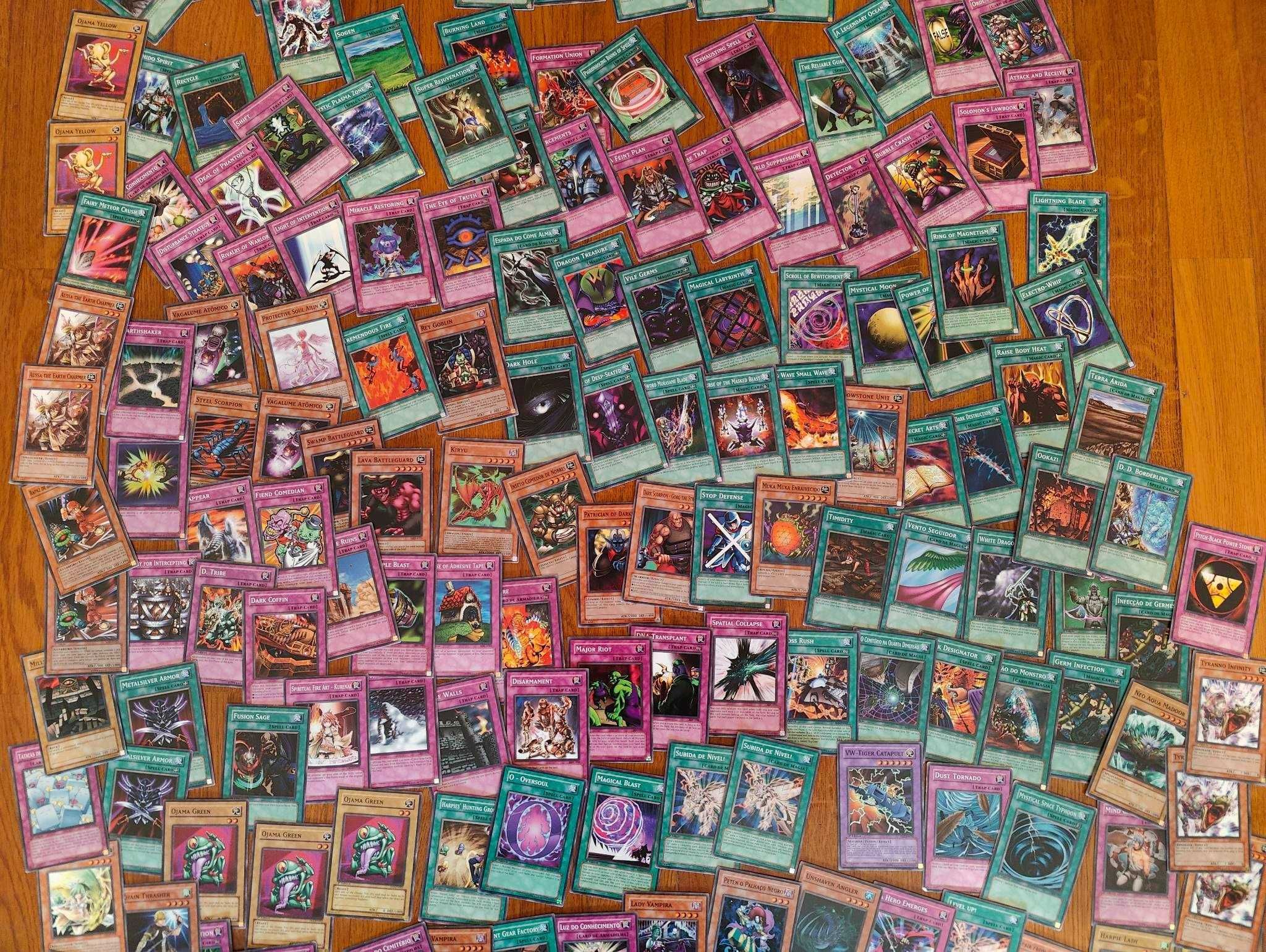 Cartas de yugioh yu-gi-oh lot de cartas raras e carteirinhas pr abrir