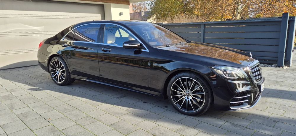 Mercedes-Benz Klasa S W222 S400d 2019 LONG 4-MATIC PEŁNA FV-VAT 23%