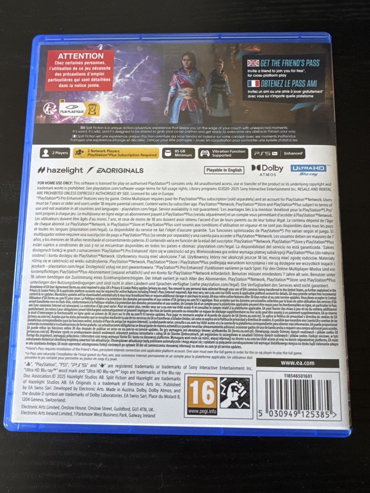 Split Fiction PS5