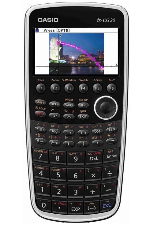 Calculadora gráfica casio fx cg 20
